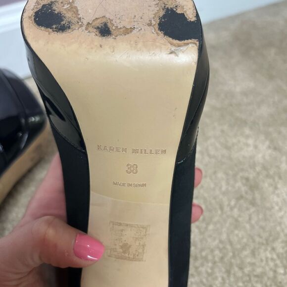 Karen Mullen peep toe pump - Picture 4 of 4